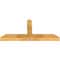 Ekena Millwork Portland Rough Sawn Timber Gable Bracket, Western Red Cedar, 48"W x 22"H x 4"D x 4"F, 11/12 Pitch GBW048X22X0404POR00RWR - alternate 2